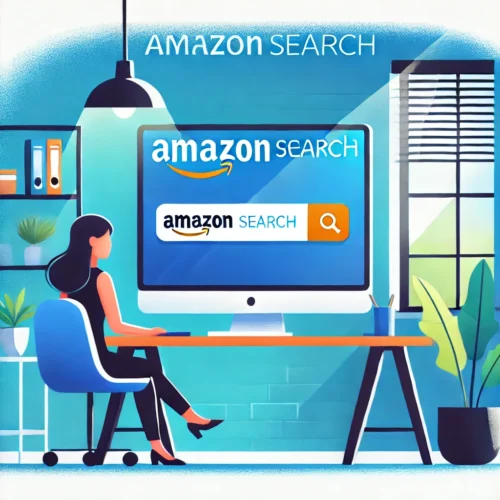 Illustration representing Amazon Search